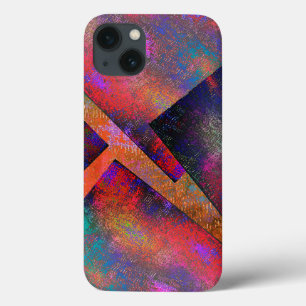 Lagen roestkleurige afbeeldingen, ongelijkmatig ge Case-Mate iPhone case