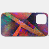 Lagen roestkleurige afbeeldingen, ongelijkmatig ge Case-Mate iPhone case (Achterkant (horizontaal))