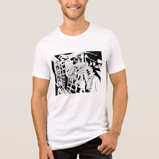 Lagen Tri-Blend Shirt (Voorkant)