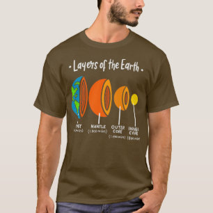 Lagen van aardgeologie Gift Geologist Great Geolo T-shirt