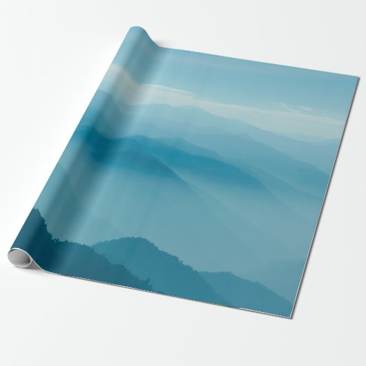 Lagen van bergen cadeaupapier (Uitgerold)