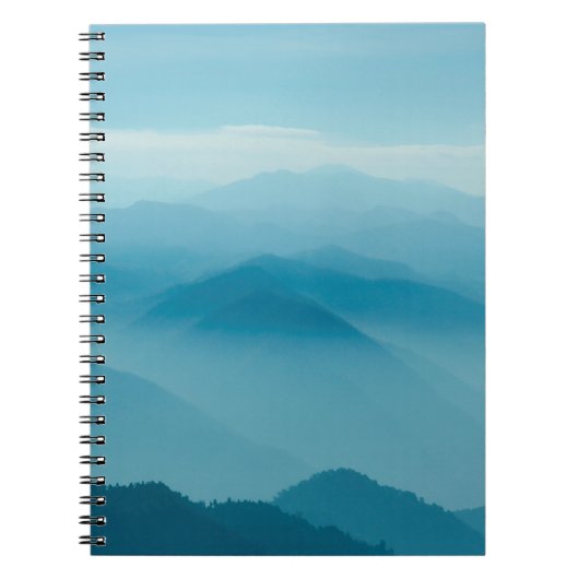 Lagen van bergen notitieboek (Voorkant)