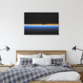 Lagen van de atmosfeer op aarde canvas afdruk (Insitu (Slaapkamer))