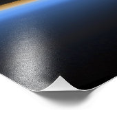 Lagen van de atmosfeer op aarde foto afdruk (Hoek)