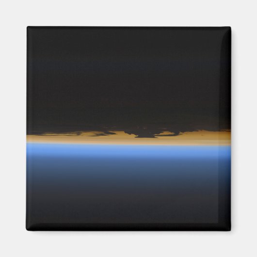 Lagen van de atmosfeer op aarde magneet (Voorkant)