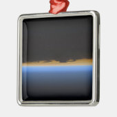 Lagen van de atmosfeer op aarde metalen ornament (Links)