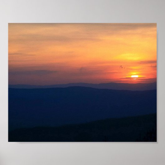Lagen van de Blue Ridge Poster (Voorkant)