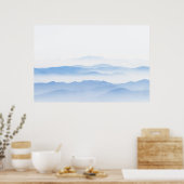 Lagen van de Foggy-vallei Poster (Keuken)