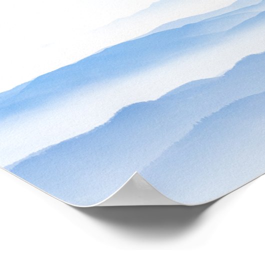 Lagen van de Foggy-vallei Poster (Hoek)