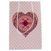 Lagen van de Heart Gift Bag Medium Cadeauzakje (Voorkant)