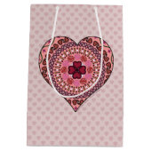 Lagen van de Heart Gift Bag Medium Cadeauzakje (Achterkant)