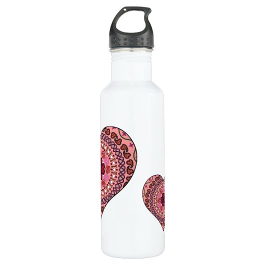 Lagen van de Heart Water Fles (Voorkant)