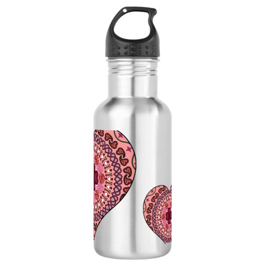 Lagen van de Heart Water Fles (Voorkant)