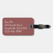 Lagen van de Rode Rocks in Sedona Arizona Bagagelabel (Achterkant horizontaal)