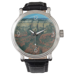 Lagen van de Rode Rocks in Sedona Arizona Horloge