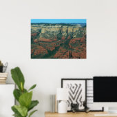 Lagen van de Rode Rocks in Sedona Arizona Poster (Thuiskantoor)