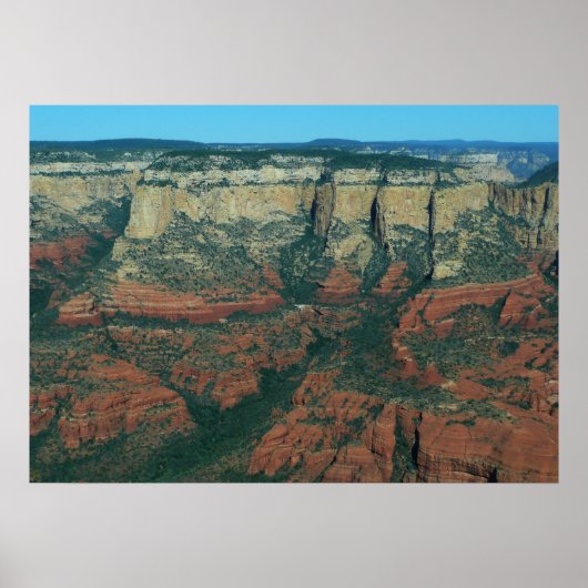 Lagen van de Rode Rocks in Sedona Arizona Poster (Voorkant)