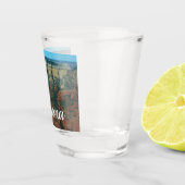 Lagen van de Rode Rocks in Sedona Arizona Shot Glas (Rechts)