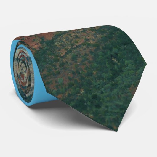 Lagen van de Rode Rocks in Sedona Arizona Stropdas (Opgerold)