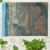 Lagen van de Rode Rocks in Sedona Arizona Theedoek (Gevouwen)