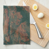 Lagen van de Rode Rocks in Sedona Arizona Theedoek (Quarter Fold)