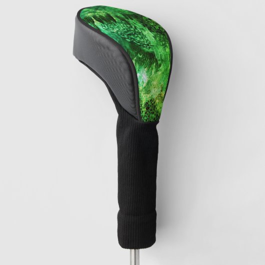 Lagen van Groene Kristallen Golfheadcover (Schuin)