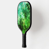 Lagen van Groene Kristallen Pickleball Paddle (Links)