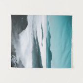 Lagen van heuvels, mist en bomen wandkleed (Voorkant (horizontaal))