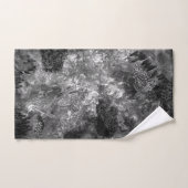 Lagen van kristallen grijs bad handdoek (Handdoek)