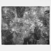 Lagen van kristallen grijs fleece deken (Voorkant (Horizontaal))