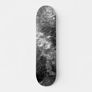 Lagen van kristallen grijs persoonlijk skateboard
