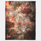 Lagen van kristallen met rustieke tint fleece deken (Voorkant)