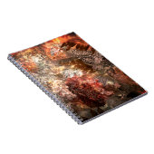 Lagen van kristallen met rustieke tint notitieboek (Rechterzijde)