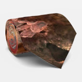 Lagen van kristallen met rustieke tint stropdas (Opgerold)