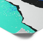 Lagen verf en spatten poster (Hoek)