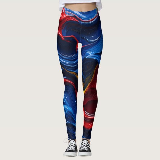 Lagen verf op elkaar leggings (Voorkant)
