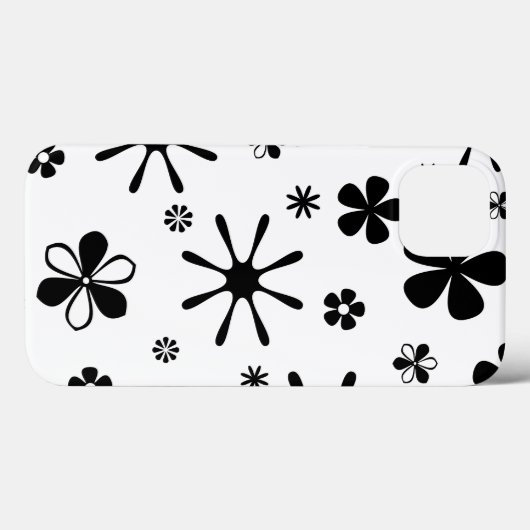 Lager afdruk zwarte en witte Speck iPhone draagtas Case-Mate iPhone Case (Achterkant (horizontaal))