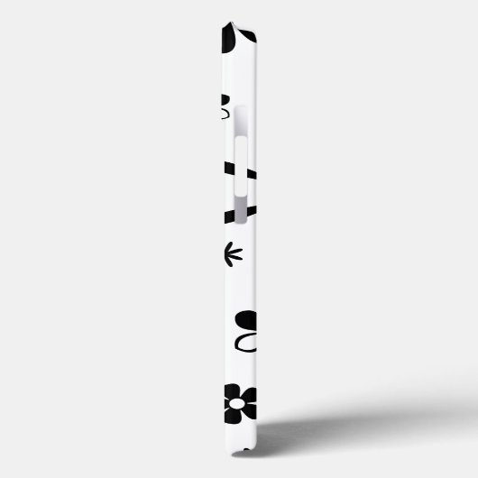 Lager afdruk zwarte en witte Speck iPhone draagtas Case-Mate iPhone Case (Achterkant / Links)