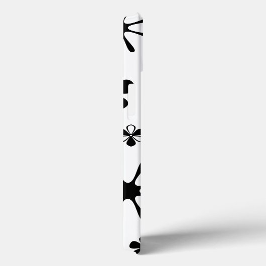 Lager afdruk zwarte en witte Speck iPhone draagtas Case-Mate iPhone Case (Achterkant / Rechts)