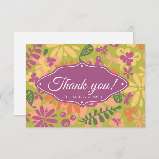 Lager - Bedankt - kaart (Voorkant / Achterkant)