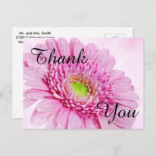 Lager - Bedankt - kaart (Voorkant / Achterkant)