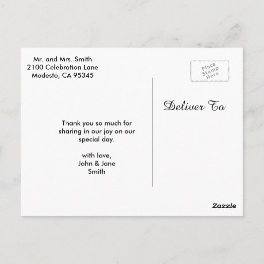 Lager - Bedankt - kaart (Achterkant)