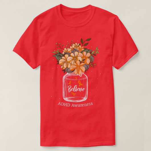 Lager bewustzijn ADHD geloof T-shirt (Design voorkant)