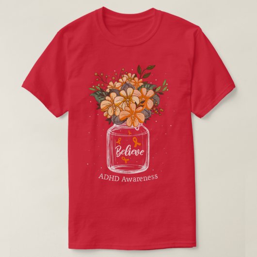 Lager bewustzijn ADHD geloof T-shirt (Design voorkant)
