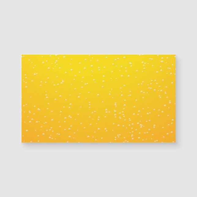 Lager bier met kleine belletjes (Voorkant)