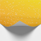 Lager bier met kleine belletjes achtergrondkunst cadeaupapier (Hoek)