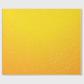 Lager bier met kleine belletjes achtergrondkunst cadeaupapier (Vlak)