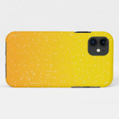 Lager bier met kleine belletjes achtergrondkunst Case-Mate iPhone case (Achterkant (horizontaal))