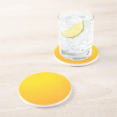 Lager bier met kleine belletjes achtergrondkunst zandsteen onderzetter (Zijkant)