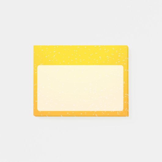 Lager bier met kleine belletjes post-it® notes (Voorkant)